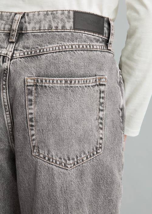 Jeans Model Stine barrel cropped Medium Grey in Detailansicht