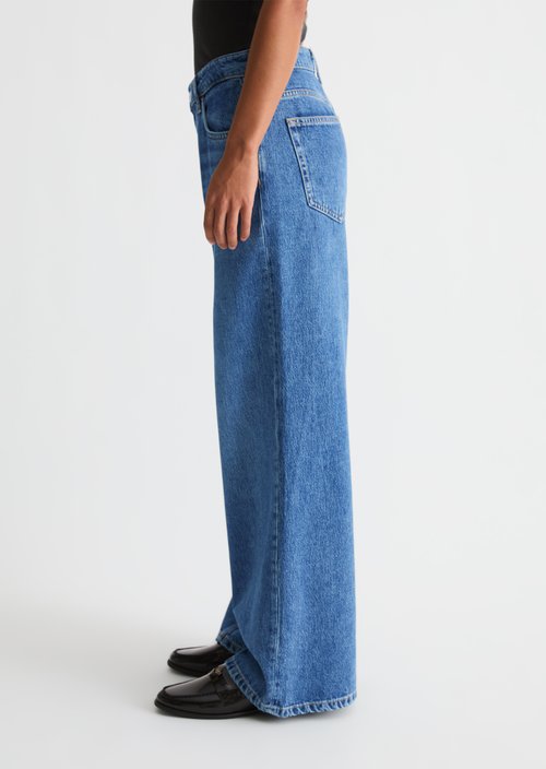 Jeans model Lania wide — Medium Blue