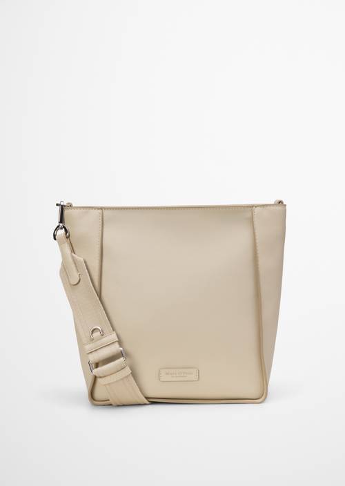 Hobo bag Linen Beige in front view