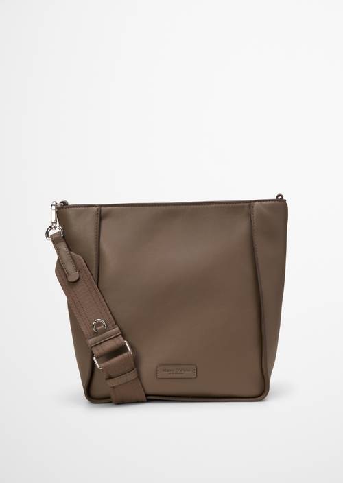 Hobo bag Faded Brown in front view