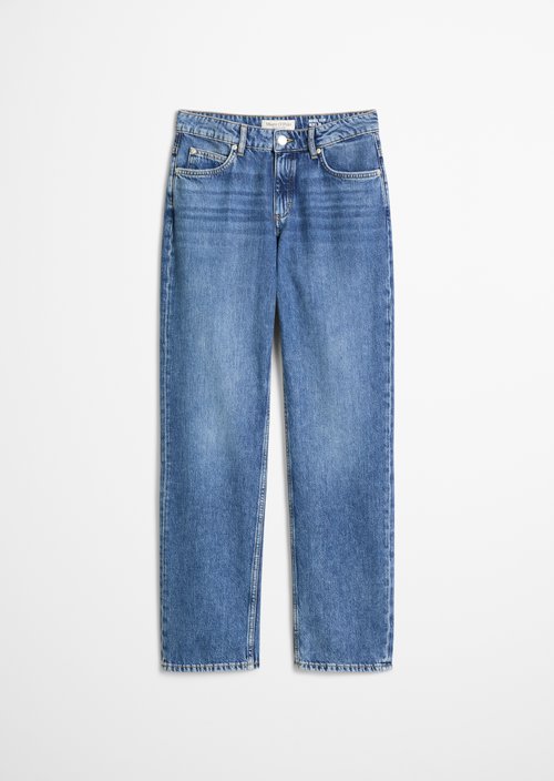 Elin Straight-Leg Jeans — Medium Blue