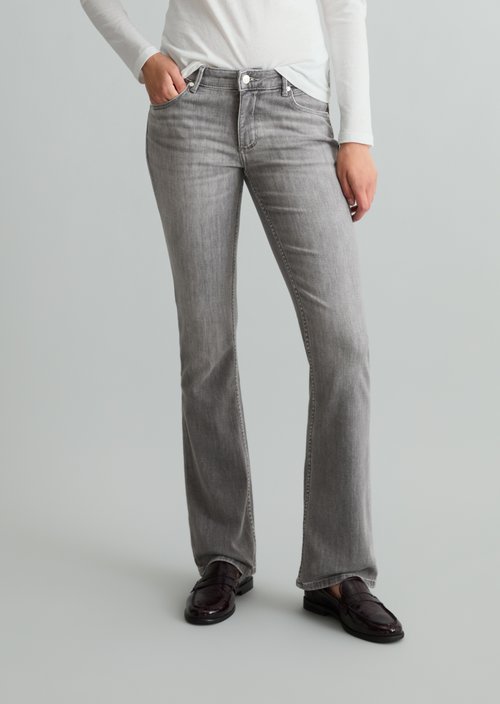 Jeans model Nella bootcut — Dark Grey