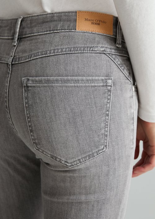 Jeans model Nella bootcut — Dark Grey