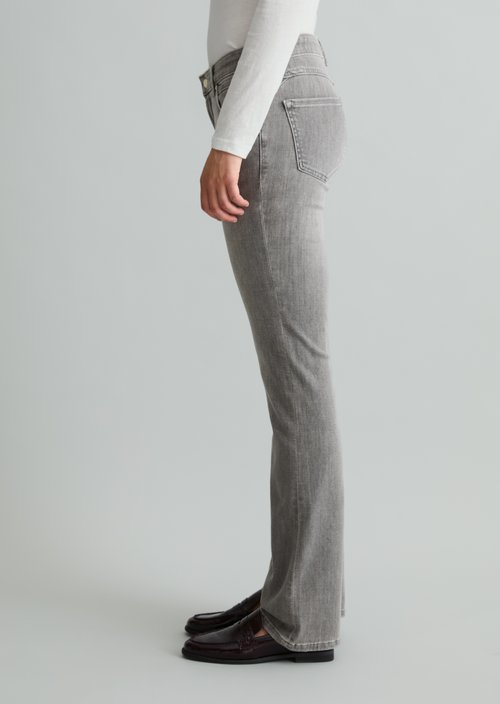 Jeans model Nella bootcut — Dark Grey
