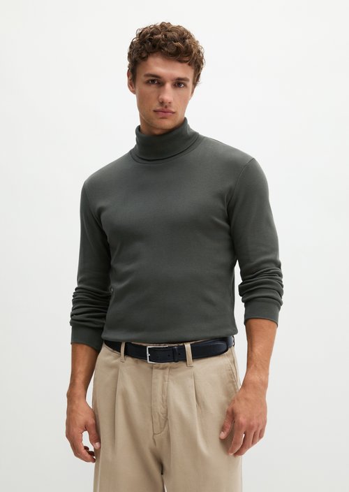 Turtleneck Long-Sleeve Shirt — Wooden Earth