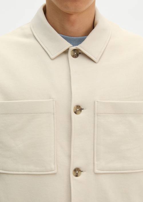 Veste sweat relaxed Grey Silk en vue détaillée