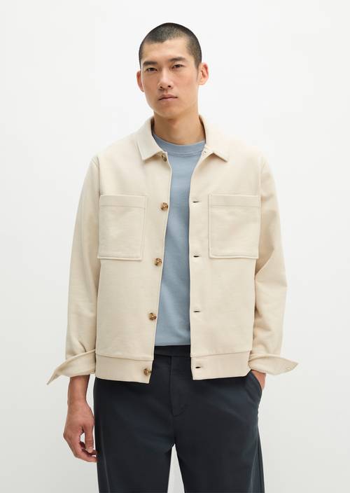 Veste sweat relaxed Grey Silk en vue de face