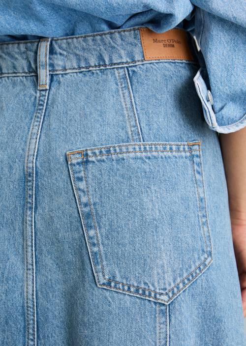 Jeansrock flared Medium Blue in Detailansicht