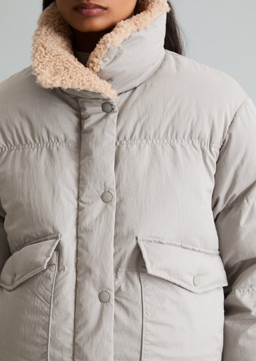Regular-Fit Outdoor Jacket — Stone Melange