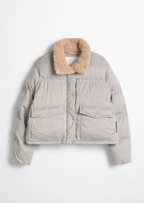 Regular-Fit Outdoor Jacket — Stone Melange