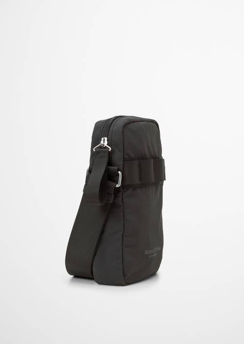Lore Small Crossbody Bag Broken Graphite in side view