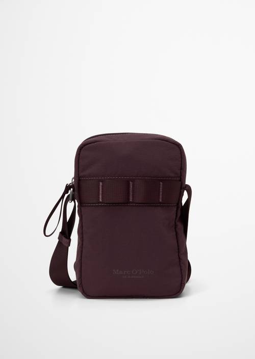 Lore Small Crossbody Bag Deep Mulberry in front view
