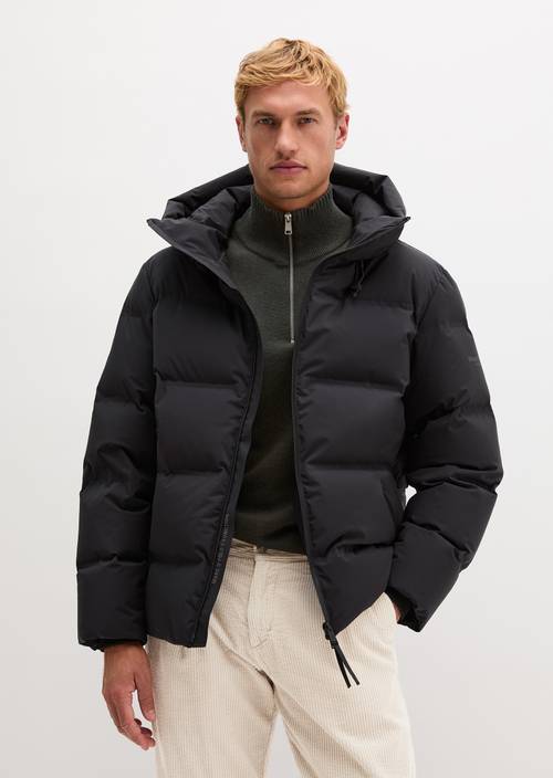 MOP x Function Down Jacket Black in front view