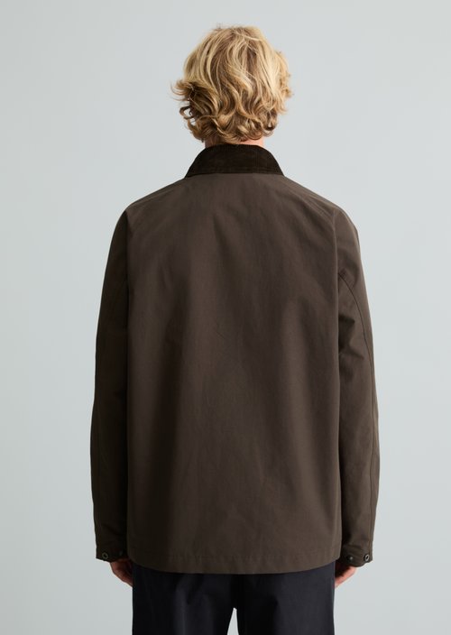 Casual Work Jacket — Chocolate Brown