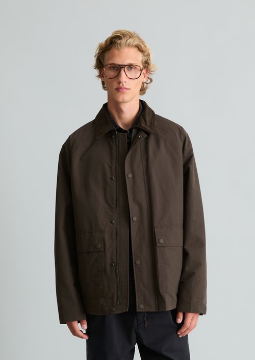 Casual Work Jacket — Chocolate Brown