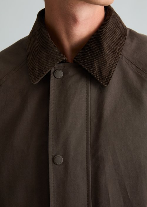 Casual Work Jacket — Chocolate Brown