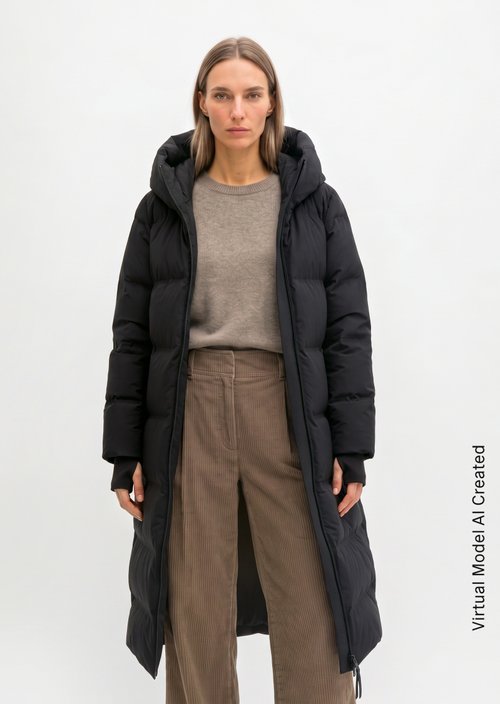 MOP x Function Down Coat — Black