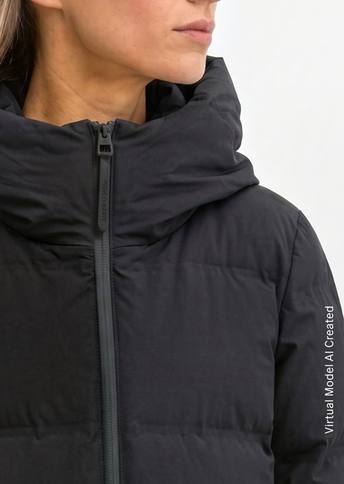 MOP x Function Down Coat — Black