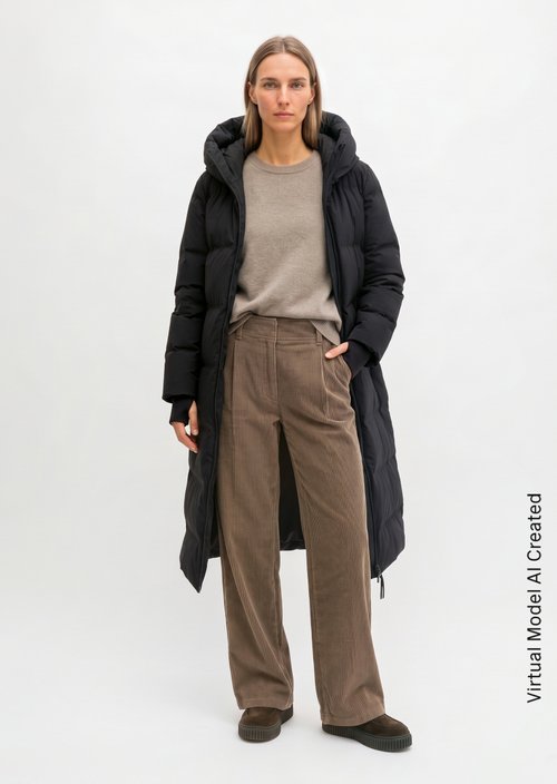 MOP x Function Down Coat — Black