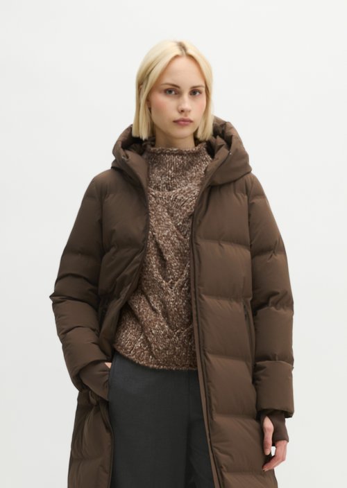 MOP x Function Down Coat — Burnt Coffee