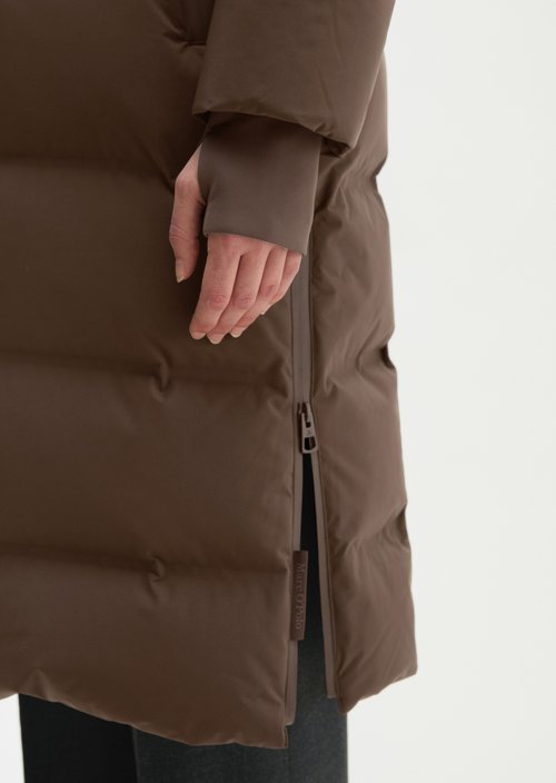 MOP x Function Down Coat — Burnt Coffee