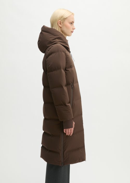 MOP x Function Down Coat — Burnt Coffee