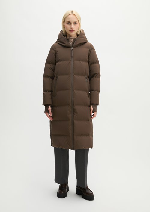 MOP x Function Down Coat — Burnt Coffee