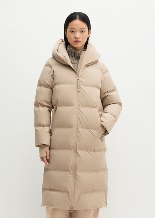 MOP x Function Down Coat — Earthy Taupe