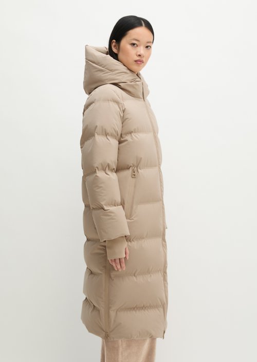 MOP x Function Down Coat — Earthy Taupe
