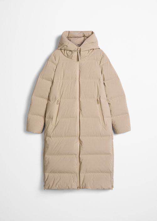 MOP x Function Down Coat — Earthy Taupe