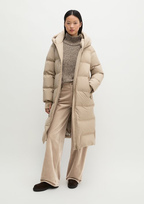MOP x Function Down Coat — Earthy Taupe