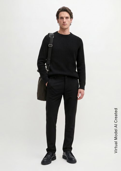 Morot Jogger Tapered Pants — Black