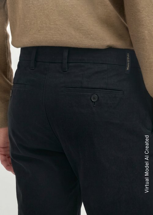Chino Model Mads Regular — Deep Night Blue