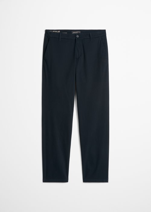 Chino Model Mads Regular — Deep Night Blue