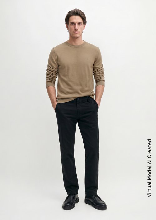 Chino Model Mads Regular — Deep Night Blue