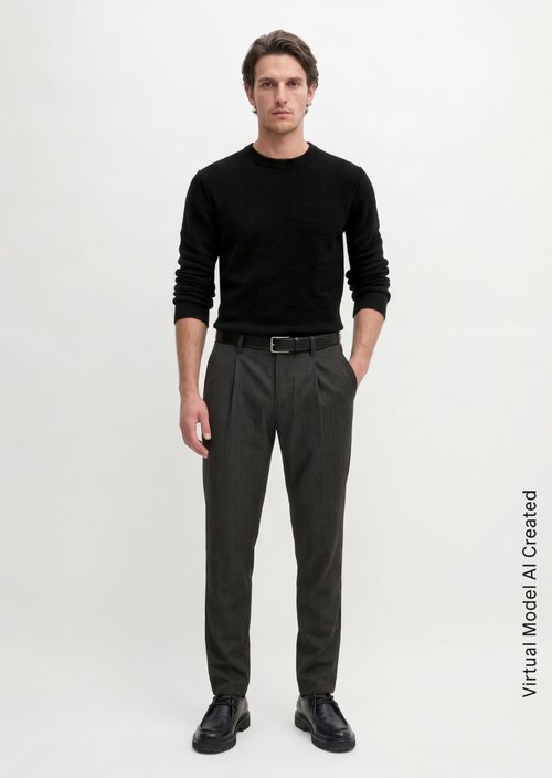 Chino Model Morot Tapered Joggers — Black