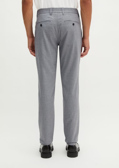 Chino Model Morot Tapered Joggers — Medium Grey