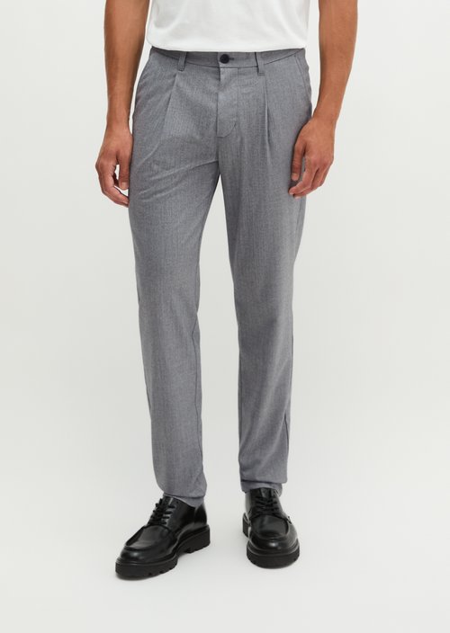 Chino Model Morot Tapered Joggers — Medium Grey