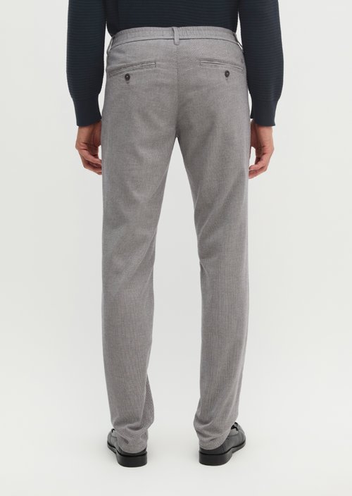 Chino Model Stig Jogger Pleats shaped — Dark Blue