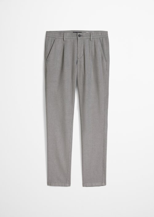 Chino Model Stig Jogger Pleats shaped — Dark Blue