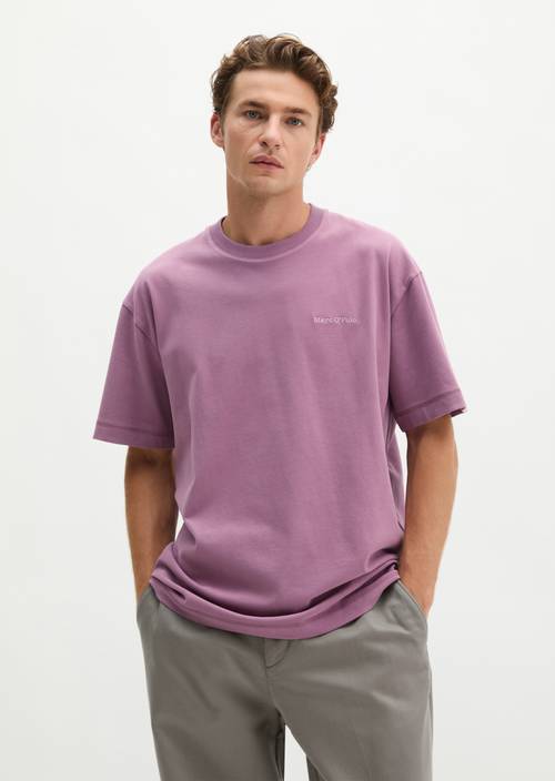 T-shirt relaxed Light Mauve en vue de face