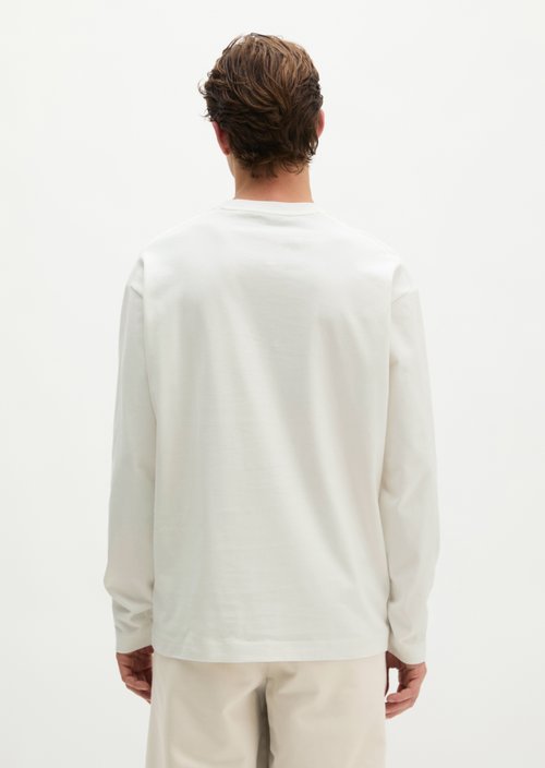 Relaxed longsleeve — Silky White