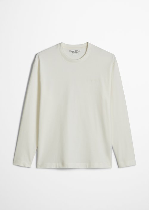 Relaxed longsleeve — Silky White