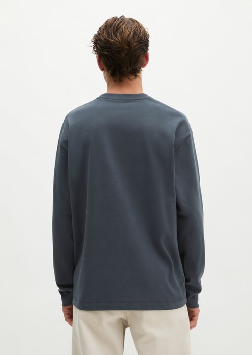 Relaxed longsleeve — Peppercorn Grey