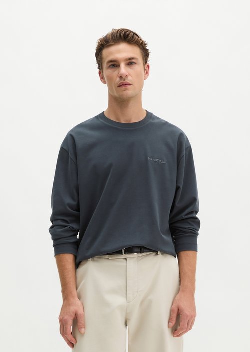 Relaxed longsleeve — Peppercorn Grey