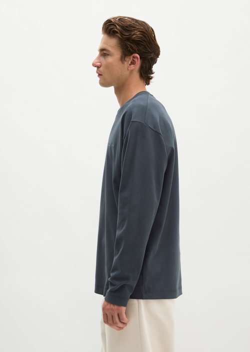 Relaxed longsleeve — Peppercorn Grey