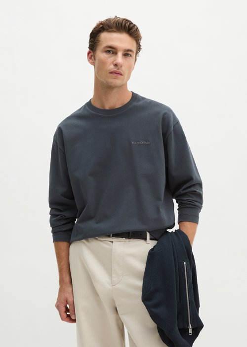 Relaxed longsleeve — Peppercorn Grey
