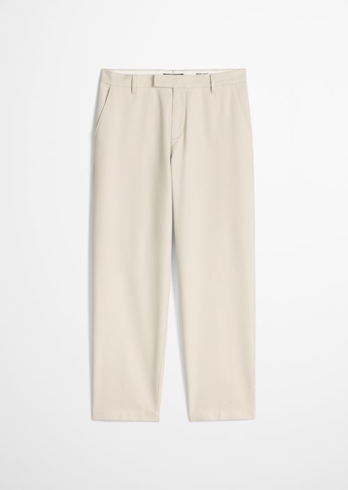Chino model Bent relaxed — Grey Silk