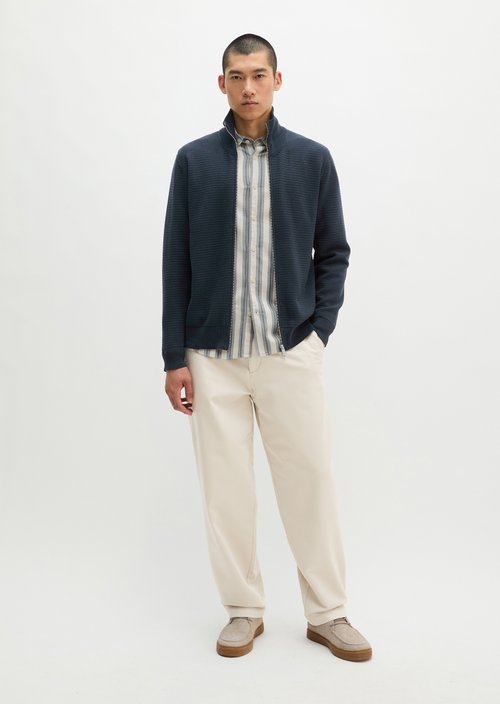Chino model Bent relaxed — Grey Silk