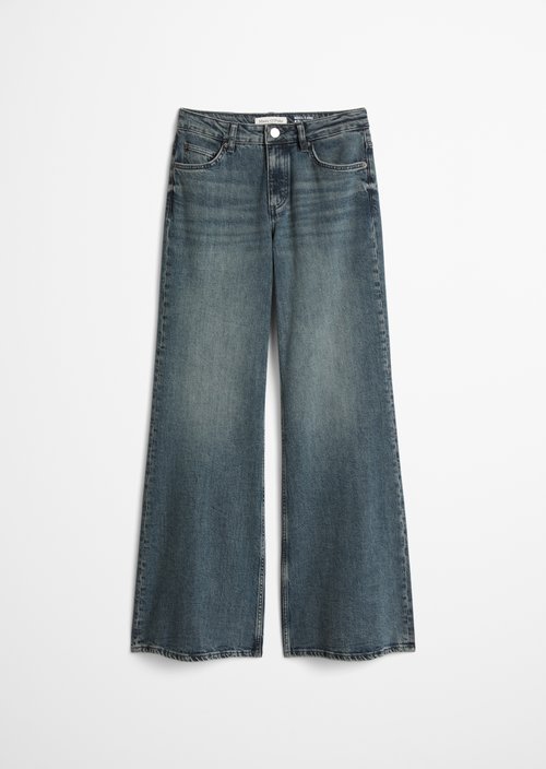 Fjona Flared Jeans — Medium Grey